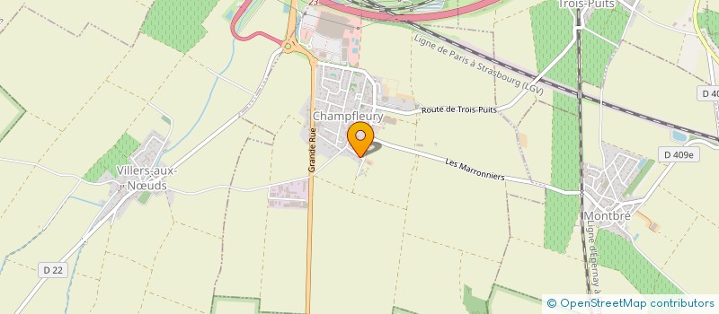 localisation de l'entreprise MADAME CELINE BOUCTON  CHAMPFLEURY