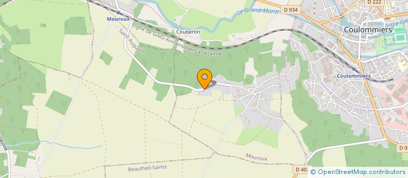 localisation de l'entreprise MADAME CELINE BOUDET  MOUROUX