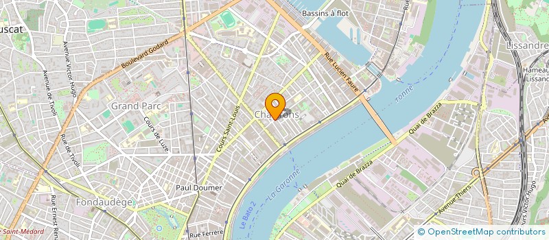 localisation de l'entreprise MADAME CELINE BOUDIER  BORDEAUX