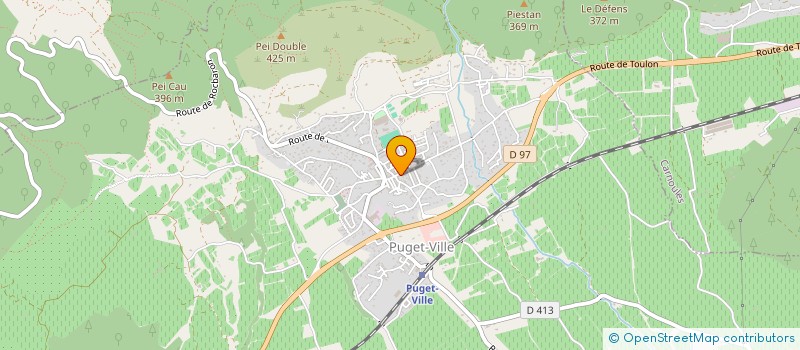 localisation de l'entreprise MADAME CELINE BOUDILLON  LE VAL