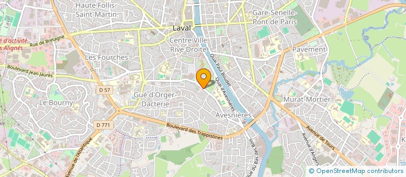 localisation de l'entreprise MADAME CELINE BOUDOUX D'HAUTEFEUILLE  TOULOUSE