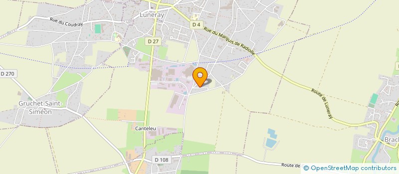 localisation de l'entreprise MADAME CELINE BOUFFARD à LUNERAY
