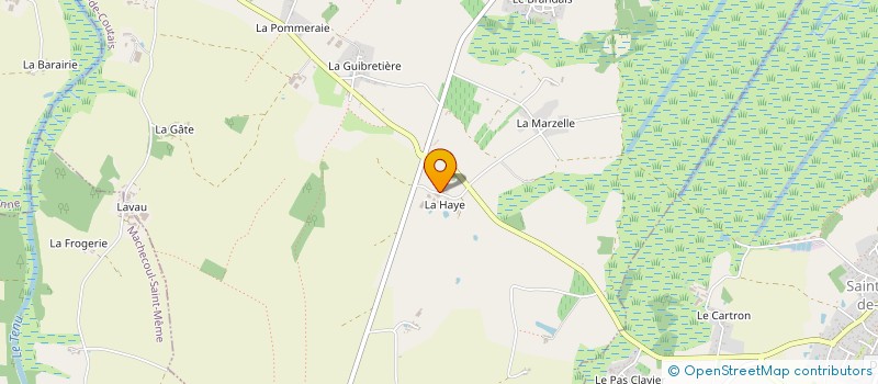 localisation de l'entreprise MADAME CELINE BOUGIT à SAINT-MARS-DE-COUTAIS