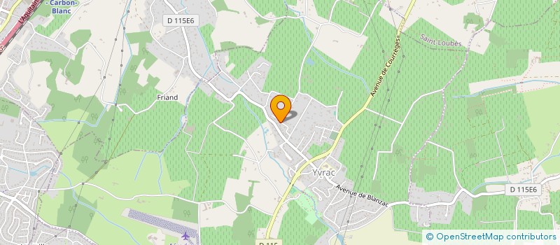 localisation de l'entreprise MADAME CELINE BOUGUELMOUNA  YVRAC