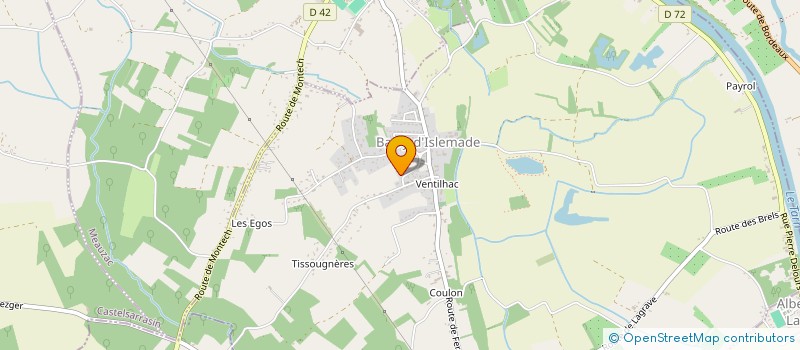 localisation de l'entreprise MADAME CELINE BOUGUET  BARRY-D'ISLEMADE