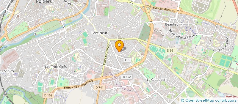 localisation de l'entreprise MADAME CELINE BOUHOUR  PERIGNY