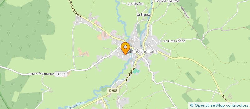 localisation de l'entreprise MADAME CELINE BOUILLOT à MOULINS-ENGILBERT