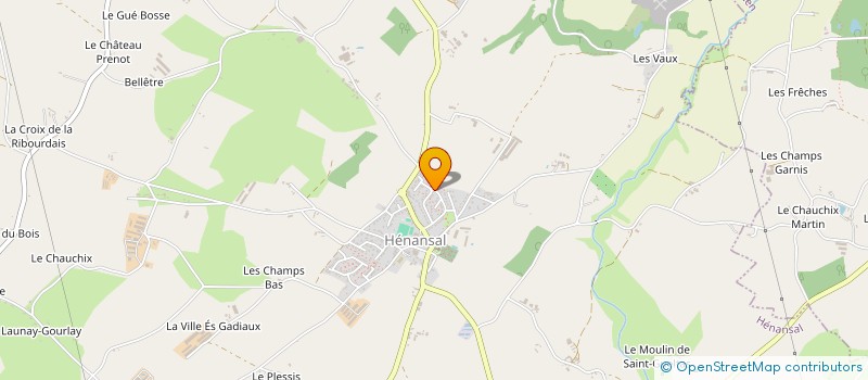 localisation de l'entreprise MADAME CELINE BOUJARD  HENANSAL