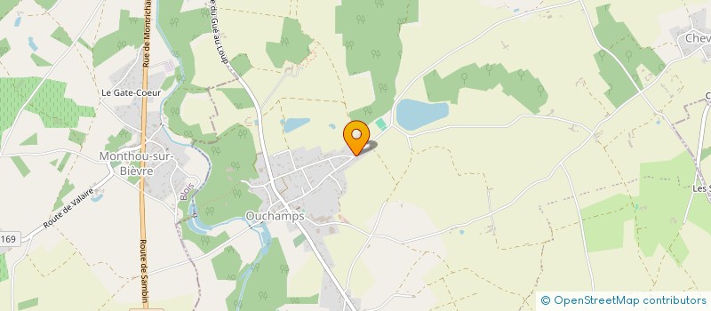 localisation de l'entreprise MADAME CELINE BOULAY  LE CONTROIS-EN-SOLOGNE