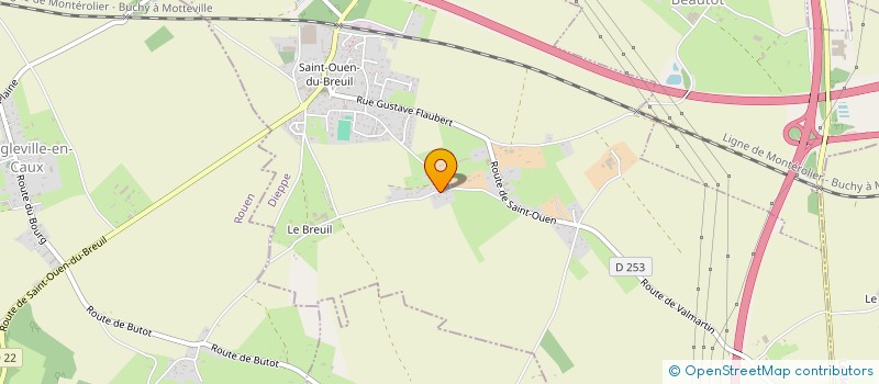 localisation de l'entreprise MADAME CELINE BOULAY  SAINT-OUEN-DU-BREUIL