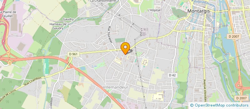 localisation de l'entreprise MADAME CELINE BOULET à VILLEMANDEUR