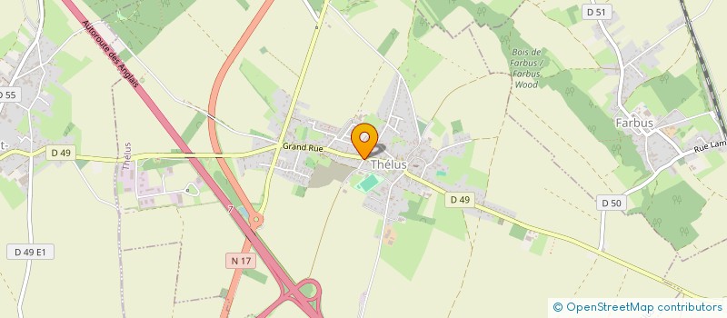 localisation de l'entreprise MADAME CELINE BOULET  THELUS