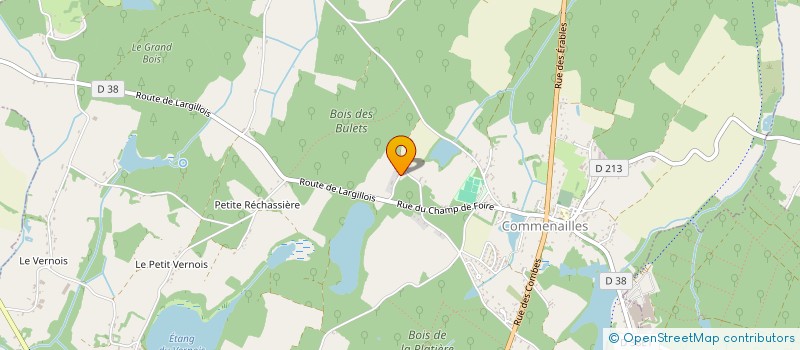 localisation de l'entreprise MADAME CELINE BOUQUET  COMMENAILLES