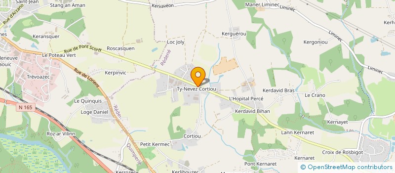 localisation de l'entreprise MADAME CELINE BOURBIER  REDENE