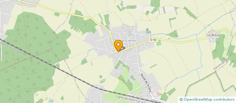 localisation de l'entreprise MADAME CELINE BOURBON  GARANCIERES