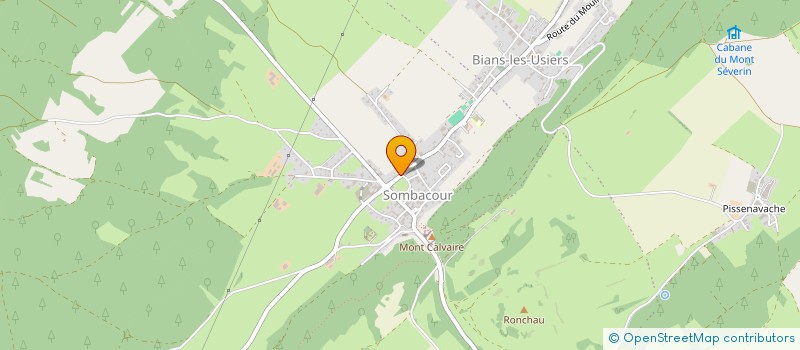 localisation de l'entreprise MADAME CELINE BOURGEOIS  VAL D'USIERS