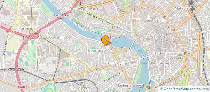 localisation de l'entreprise MADAME CELINE BOURGOGNON à TOULOUSE