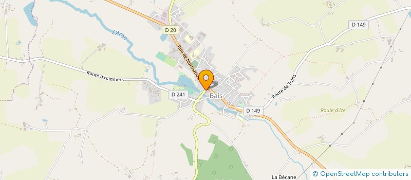 localisation de l'entreprise MADAME CELINE BOURILLON à BAIS