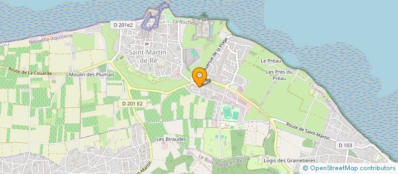 localisation de l'entreprise MADAME CELINE BOURLIER  SAINT-MARTIN-DE-RE