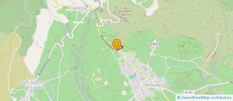 localisation de l'entreprise MADAME CELINE BOUSSINESQ à MONTPEYROUX