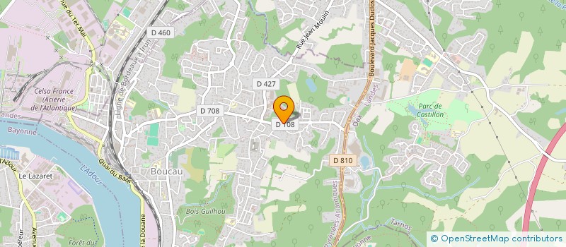 localisation de l'entreprise MADAME CELINE BOUSSINOT  BOUCAU