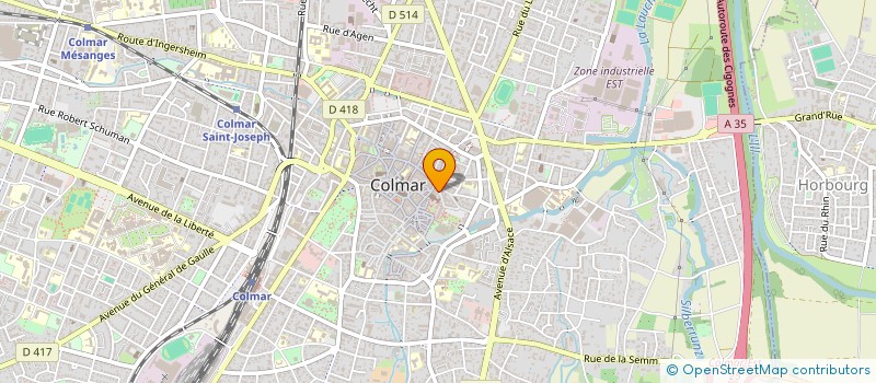 localisation de l'entreprise MADAME CELINE BOUTANTIN  COLMAR