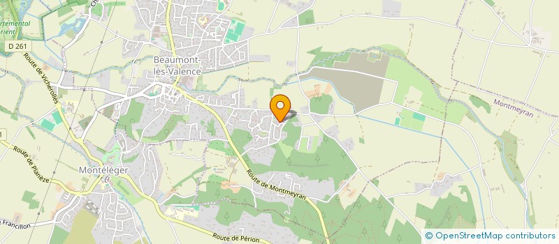 localisation de l'entreprise MADAME CELINE BOUTHIER à BEAUMONT-LES-VALENCE