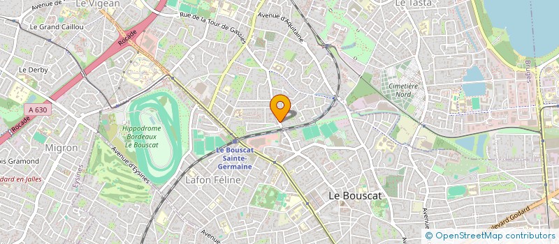 localisation de l'entreprise MADAME CELINE BOUTINAUD  LE BOUSCAT