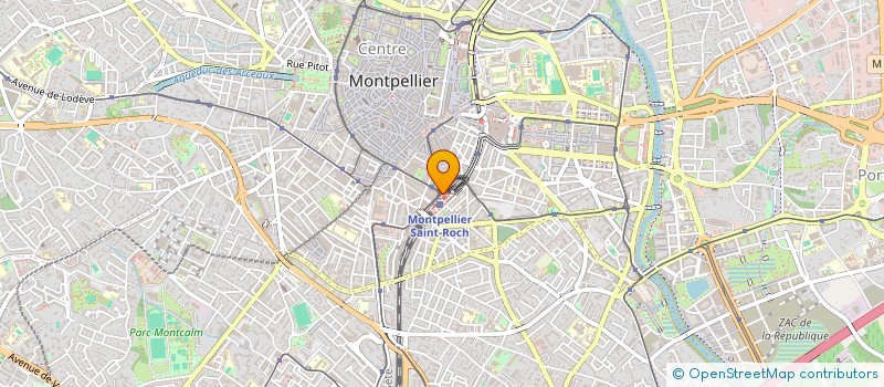 localisation de l'entreprise MADAME CELINE BOUTOT à MONTPELLIER