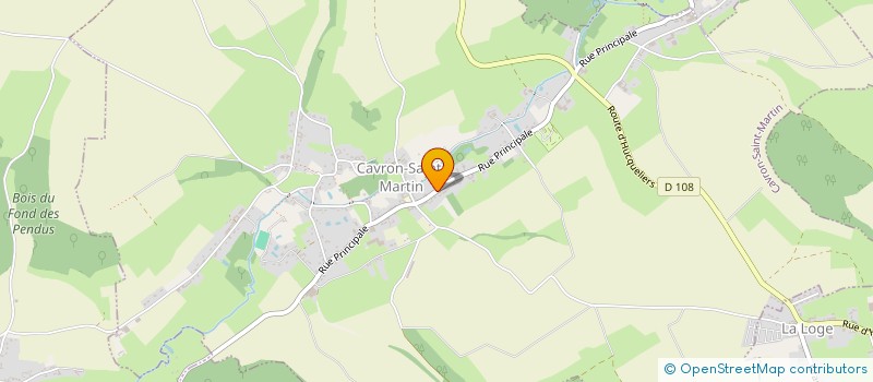 localisation de l'entreprise MADAME CELINE BOUTTE  CAVRON-SAINT-MARTIN