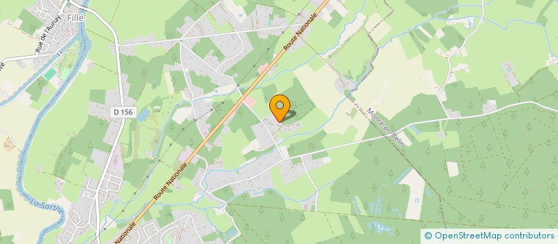 localisation de l'entreprise MADAME CELINE BOUTTIER  MULSANNE