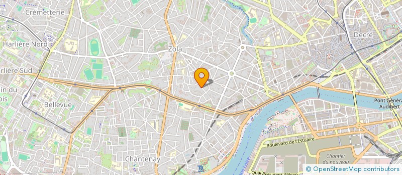 localisation de l'entreprise MADAME CELINE BOUYER à NANTES