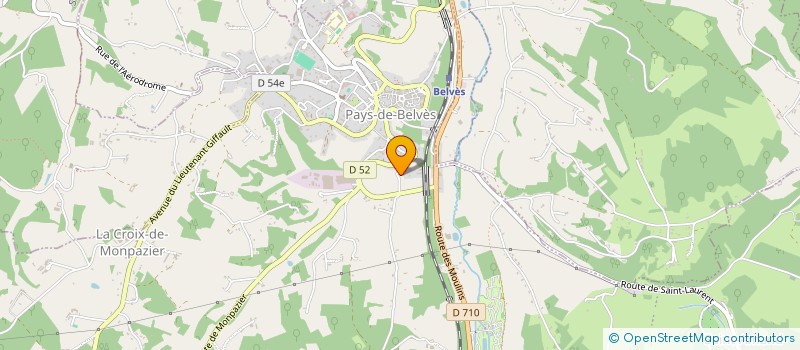 localisation de l'entreprise MADAME CELINE BOUYSSOU  PAYS DE BELVES