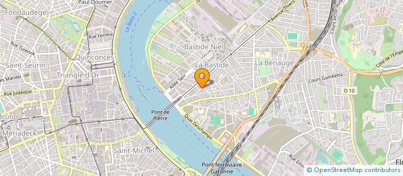 localisation de l'entreprise MADAME CELINE BOUZINAC  BORDEAUX