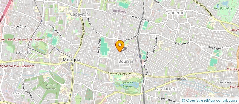 localisation de l'entreprise MADAME CELINE BRACHET  MERIGNAC