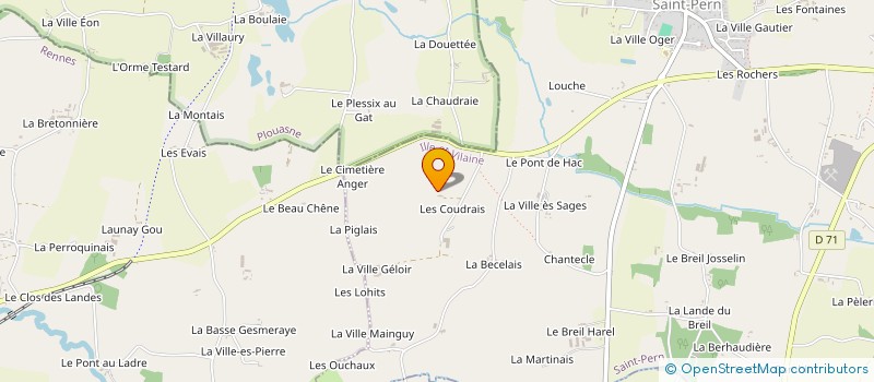 localisation de l'entreprise MADAME CELINE BRETEL  SAINT-PERN