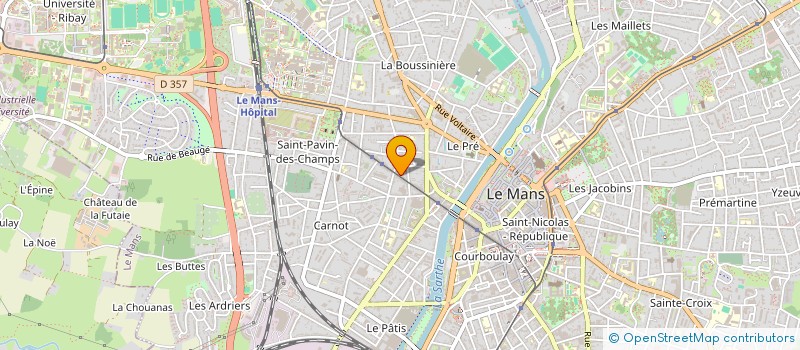 localisation de l'entreprise MADAME CELINE BRETON  COULAINES