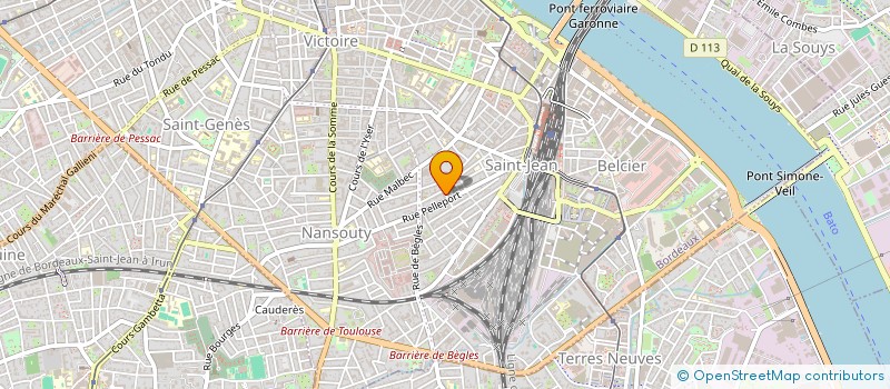 localisation de l'entreprise MADAME CELINE BRIAT  BORDEAUX