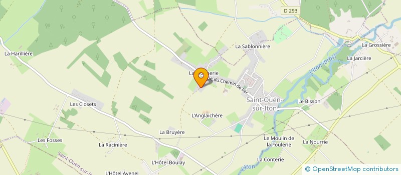 localisation de l'entreprise MADAME CELINE BRIERE à SAINT-OUEN-SUR-ITON