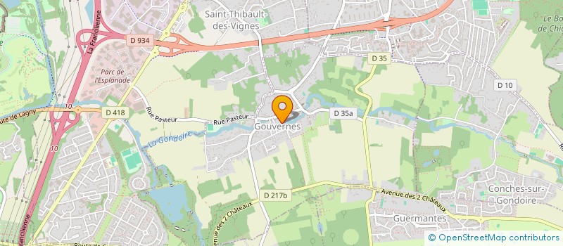 localisation de l'entreprise MADAME CELINE BRIGOT  GOUVERNES