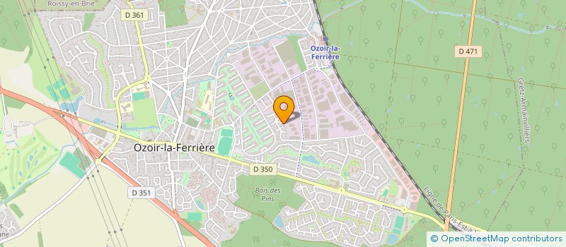 localisation de l'entreprise MADAME CELINE BRINGUIER à OZOIR-LA-FERRIERE