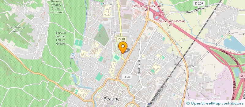 localisation de l'entreprise MADAME CELINE BRISBOUT à BEAUNE