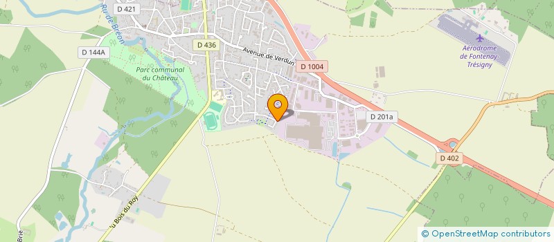 localisation de l'entreprise MADAME CELINE BROSCHART  FONTENAY-TRESIGNY