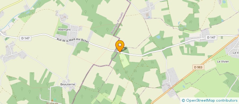 localisation de l'entreprise MADAME CELINE BROUARD  CONDE-SUR-VESGRE