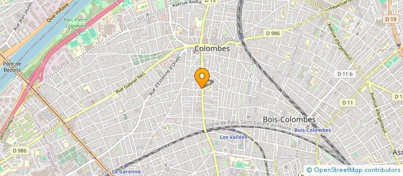 localisation de l'entreprise MADAME CELINE BROUNS à COLOMBES