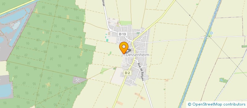 localisation de l'entreprise MADAME CELINE BROUSSOU  DESSENHEIM