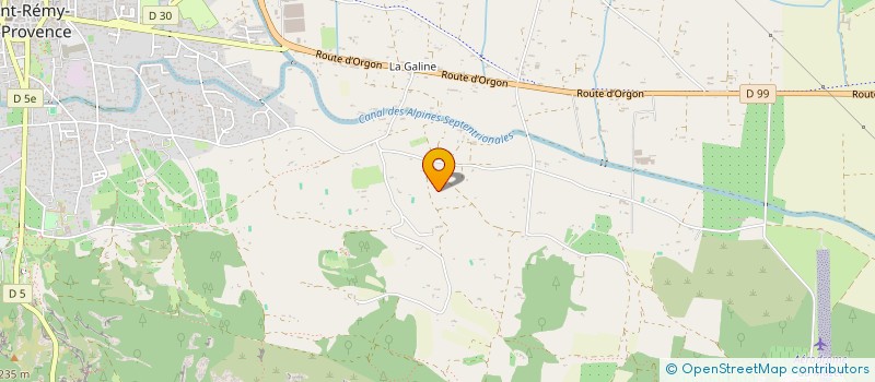 localisation de l'entreprise MADAME CELINE BRUN  SAINT-REMY-DE-PROVENCE