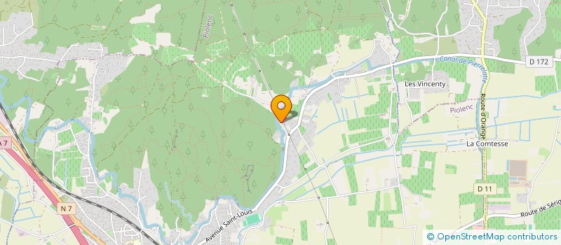 localisation de l'entreprise MADAME CELINE BRUN  PIOLENC