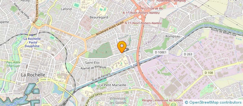 localisation de l'entreprise MADAME CELINE BRUNEAU à LA ROCHELLE
