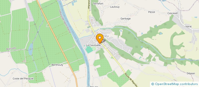 localisation de l'entreprise MADAME CELINE BRUNET  CORBARIEU